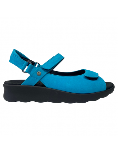 Wolky Pichu Turquoise Nubuck Sandal (Women's) l'évolution des habitudes 