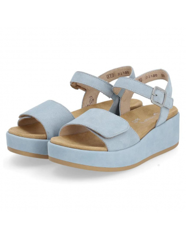 Remonte D1N50 Jocelyn Steel Blue Suede Sandal (Women's) pas cheres