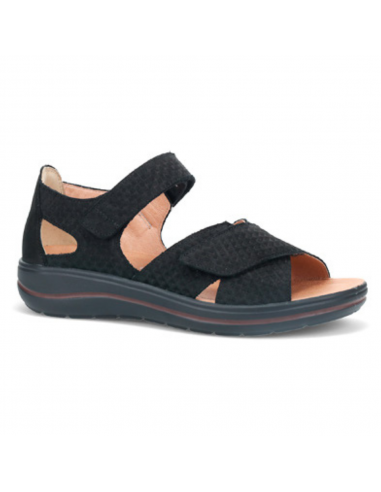 Hartjes Pop Sandal Black Nubuck (Women's) Venez découvrir notre 