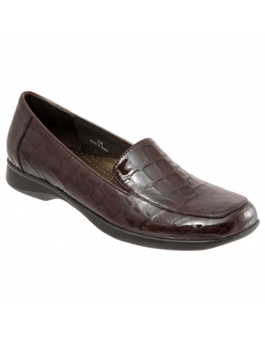 Trotters Jenn Brown Crocco Slip-On (Women's) d'Europe débarque