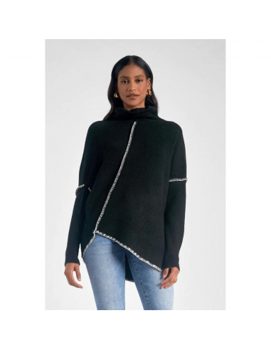 Elan Asymmetric Black Sweater (Women's) Le MVP de beaucoup