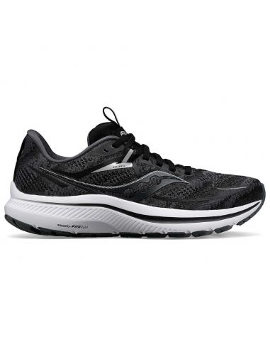 Saucony Omni 21 Black/White Running Shoe (Men's) les muscles