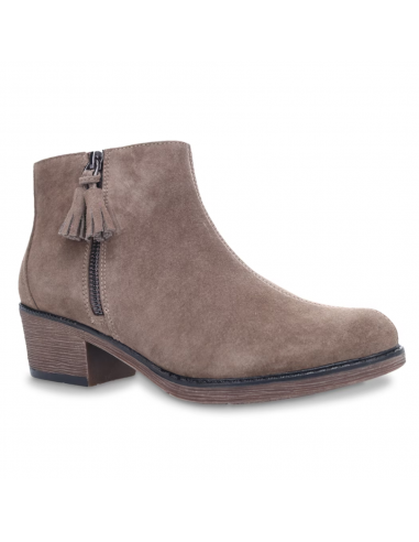 Propet Rebel Smoked Taupe Suede Bootie (Women's) l'évolution des habitudes 