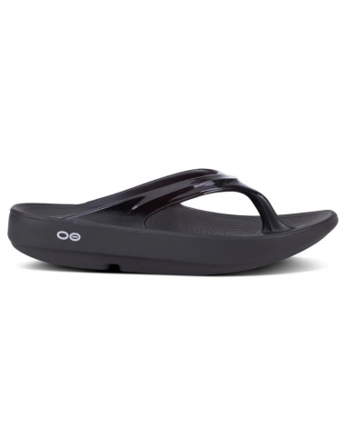 OOFOS OOlala Black Sandal (Unisex) Les magasins à Paris