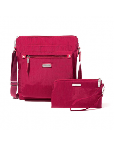 Baggallini Go Bagg With RFID Phone Wristlet Beet Red (Women's) de l' environnement