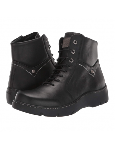 Wolky Daydream Black Vegi Leather Boot (Women's) outlet