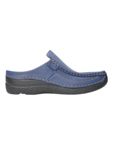 Wolky Roll Slide Sky Blue Print Clogs (Women's) offre 