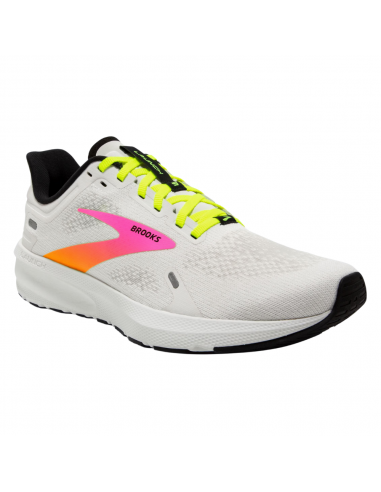 Brooks Launch 9 White/Pink/Nightlife Running Shoe (Men's) d'Europe débarque