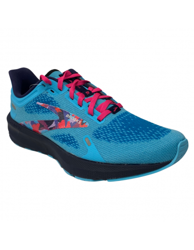 Brooks Launch 9 Blue/Eclipse/Pink Running Shoe (Women's) l'évolution des habitudes 