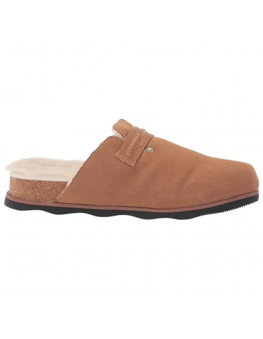 Clarks Brynn Slide Tan Suede Clog (Women's) Les êtres humains sont 