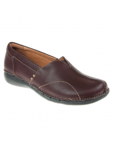 Clarks Un Loop Stride Burgundy Leather Slip-On (Women's) ouvre sa boutique