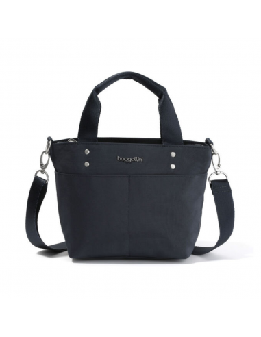 Baggallini Mini Carryall French Navy Tote Bag (Women's) l'évolution des habitudes 