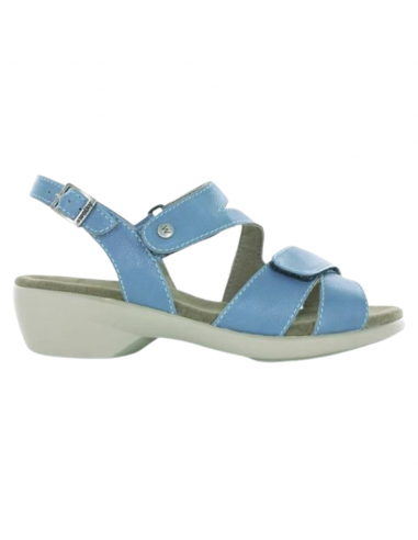 Wolky Fria Sky Blue Leather Sandal (Women's) de technologie