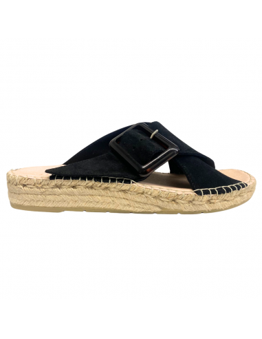 Macarena Bety 42 Black Suede Sandal (Women's) Profitez des Offres !