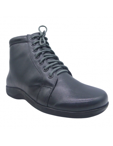 Walking Cradles Zack Grey Leather Boot (Women's) basket pas cher