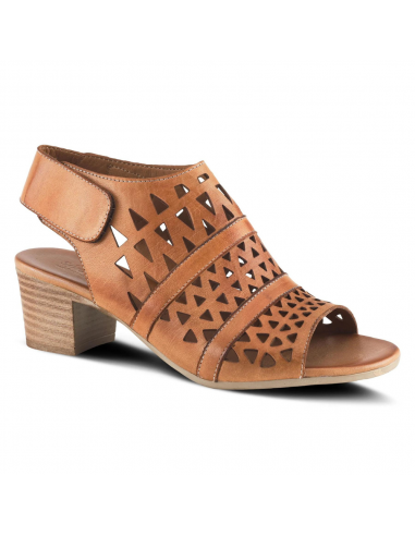 Spring Step Dorotha Brown Leather Sandal (Women's) la livraison gratuite