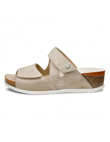 Ara Napa Sand Adjustable Cork Wedge Slide Sandal (Women's) soldes