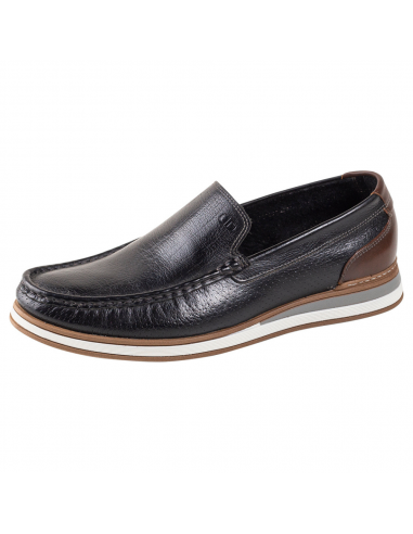 Democrata Flow Black/Tobacco Leather Slip-On (Men's) En savoir plus