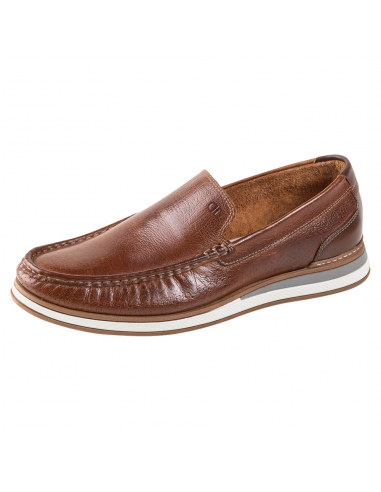 Democrata Flow Cognac/Tobacco Leather Slip-On (Men's) de France