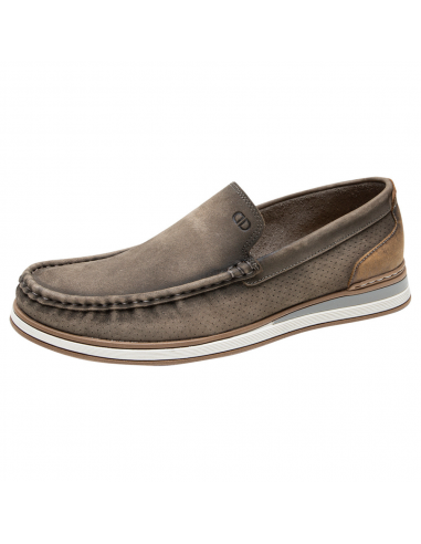 Democrata Flow Smoke/Tobacco Nubuck Slip-On (Men's) soldes