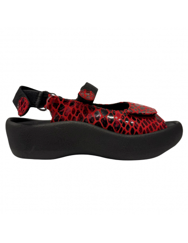 Wolky Jewel Red Cobra Nubuck Sandal (Women's) meilleur choix