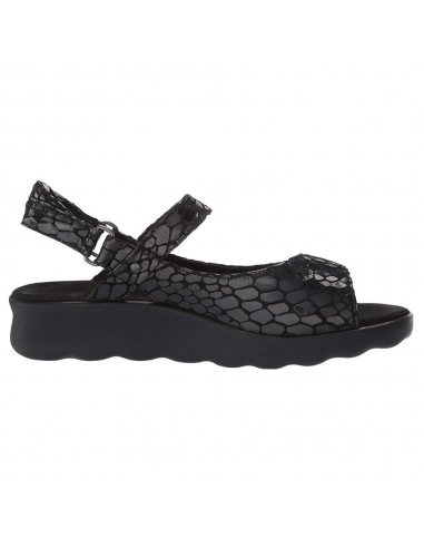 Wolky Pichu Black Cobra Leather Sandal (Women's) 50-70% off 