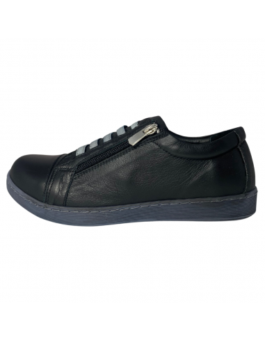 Andrea Conti Jazzy Black/Grey Sneaker (Women's) le des métaux précieux