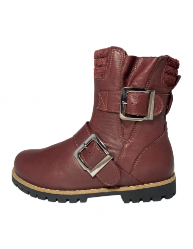 Andrea Conti Bucky Burgundy Leather Boot (Women's) les ligaments