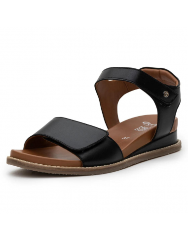 Ara Kaia Black Soft Nappa Wedge Sandal (Women's) Pour