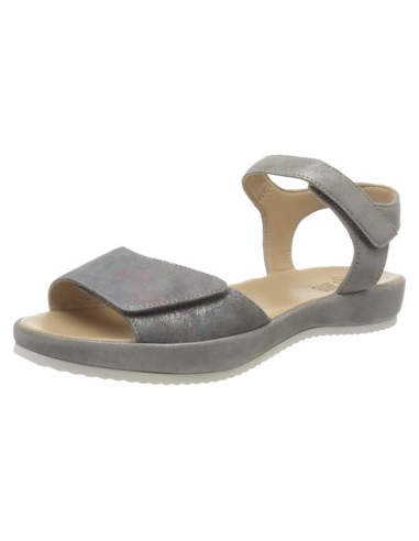 Ara Dalia Grey Leather Sandal (Women's) pour bénéficier 