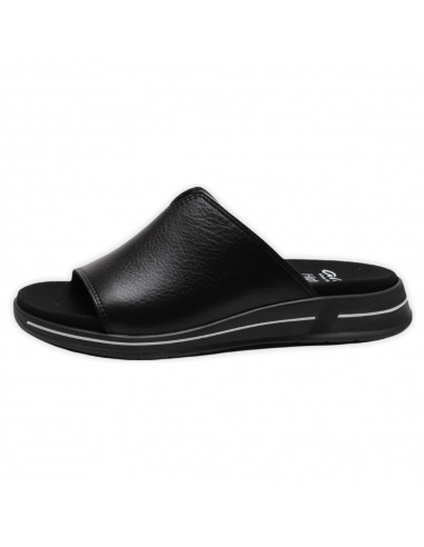 Ara Onella Black Leather Sandal (Women's) la colonne vertébrale