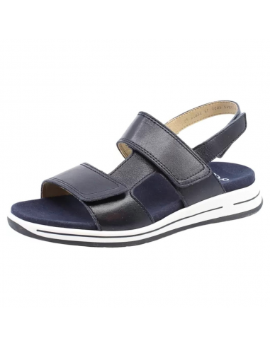 Ara Orchard Navy Leather Sandal (Women's) l'évolution des habitudes 