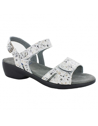 Wolky Agua Marble Print Off White/Grey Sandal (Women's) le des métaux précieux