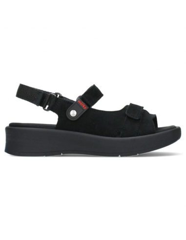 Wolky Globe Black Nubuck Sandal (Women's) de l' environnement