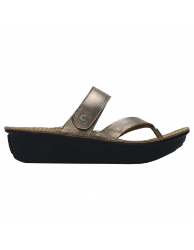 Wolky Tahiti Bronze Leather Sandal (Women's) le des métaux précieux