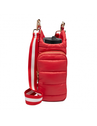 WanderFull Hydrobag Poppy Red With Poppy/White Striped Strap Pour