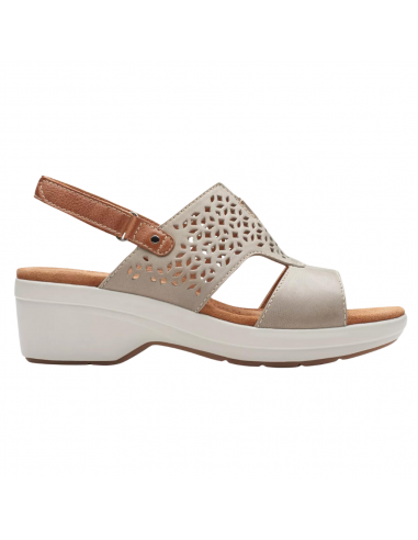 Clarks Tuleah Sun Stone Leather Sandal (Women's) 50% de réduction en Octobre 2024